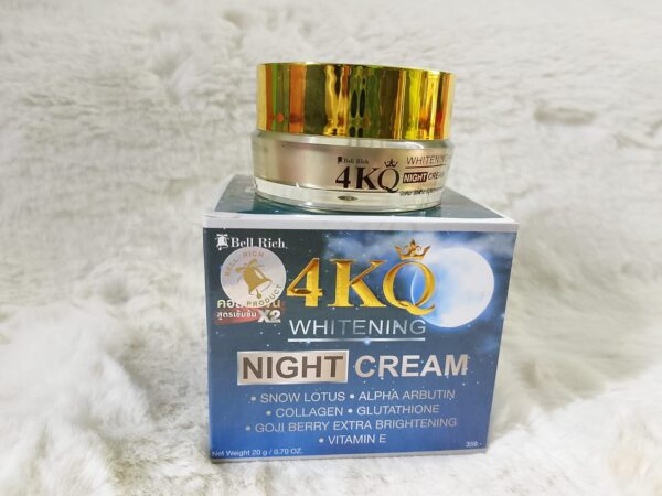 4 KQ Advanced Whitening Night Cream | Brightening & Nourishing Overnight Skincare